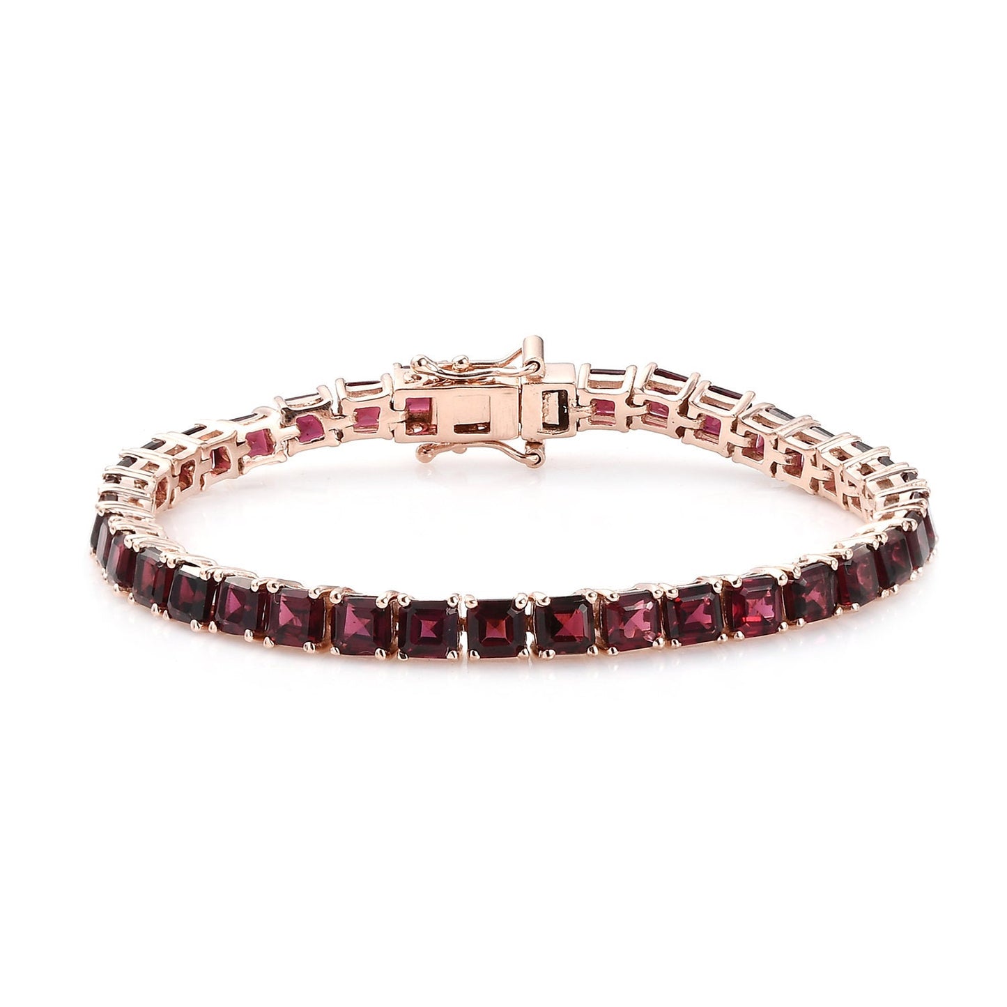 Natural Garnet Bracelet, Tennis Bracelet, Garnet Jewelry, January Birthstone, Red Color Bracelet, Birthday Gift, Women Jewelry, Gift For Her