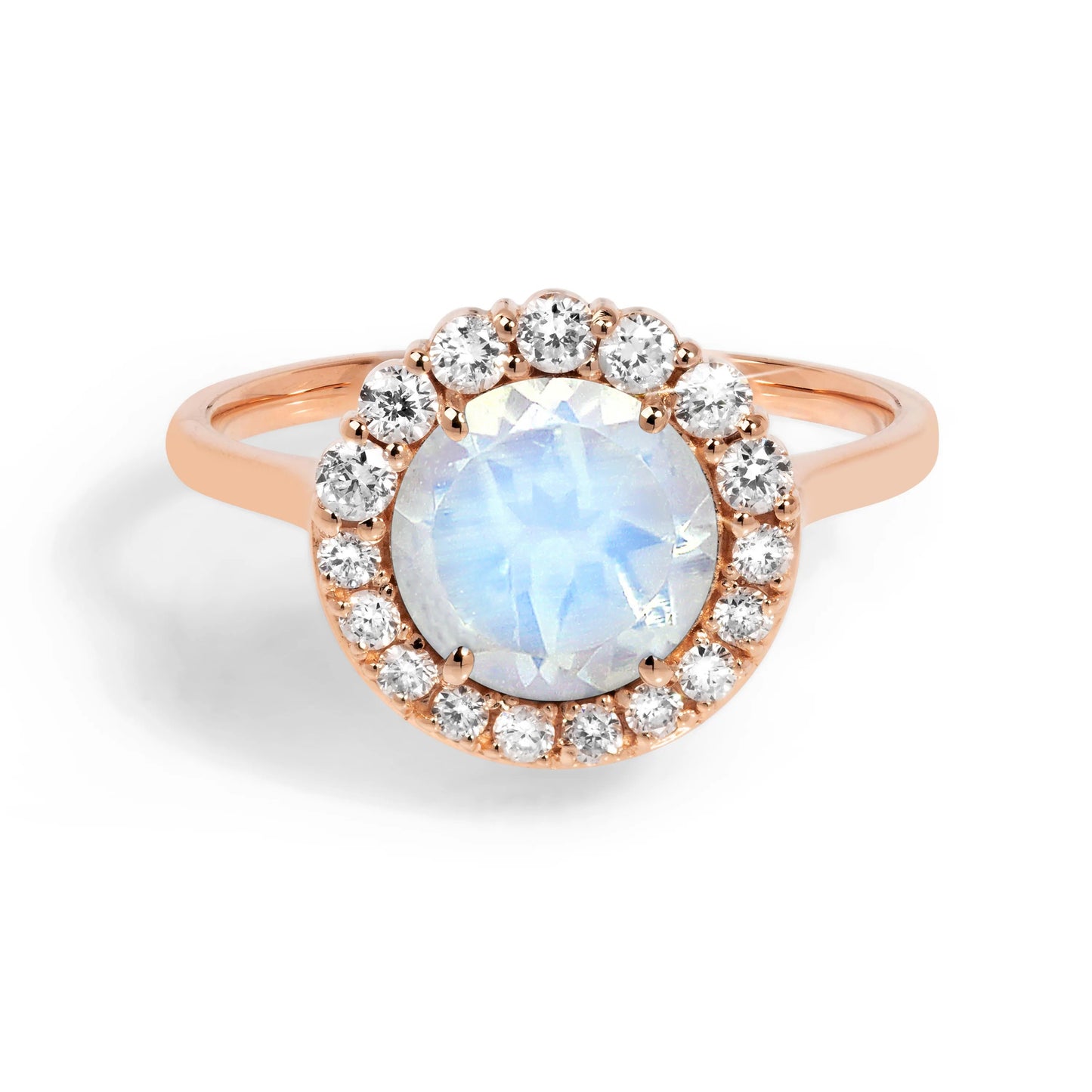 Natural Opal Diamond Ring with Gold Accents - October Birthstone