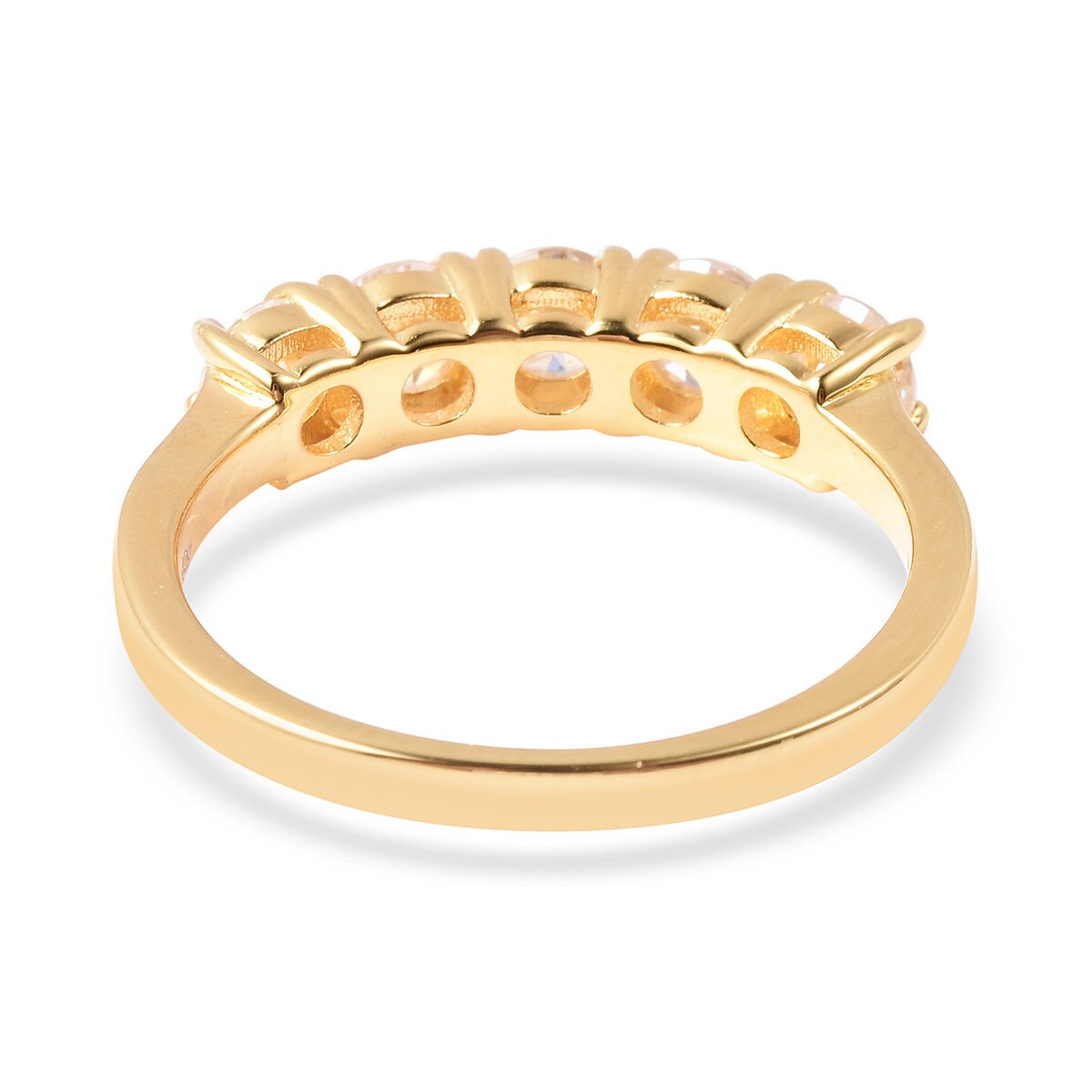 Dainty Engagement Ring/ 5mm Round Cut Moissanite Ring /925 Sterling silver/ 14K Rose Gold Ring/ Prong Set Ring/ Stack Ring/ Ring For Women