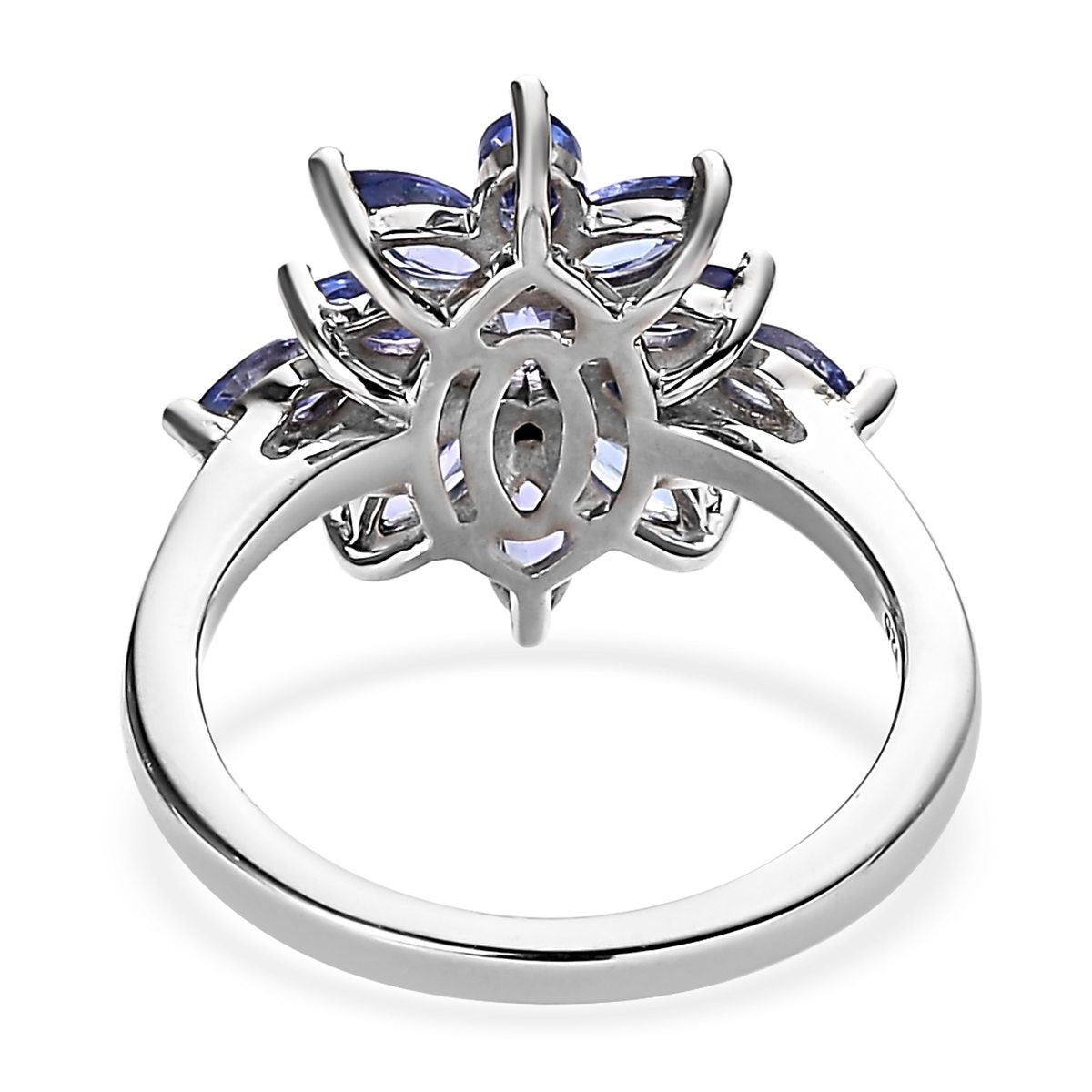 Marquise Tanzanite Ring - Dainty Sterling Silver - Minimalist Promise Jewelry