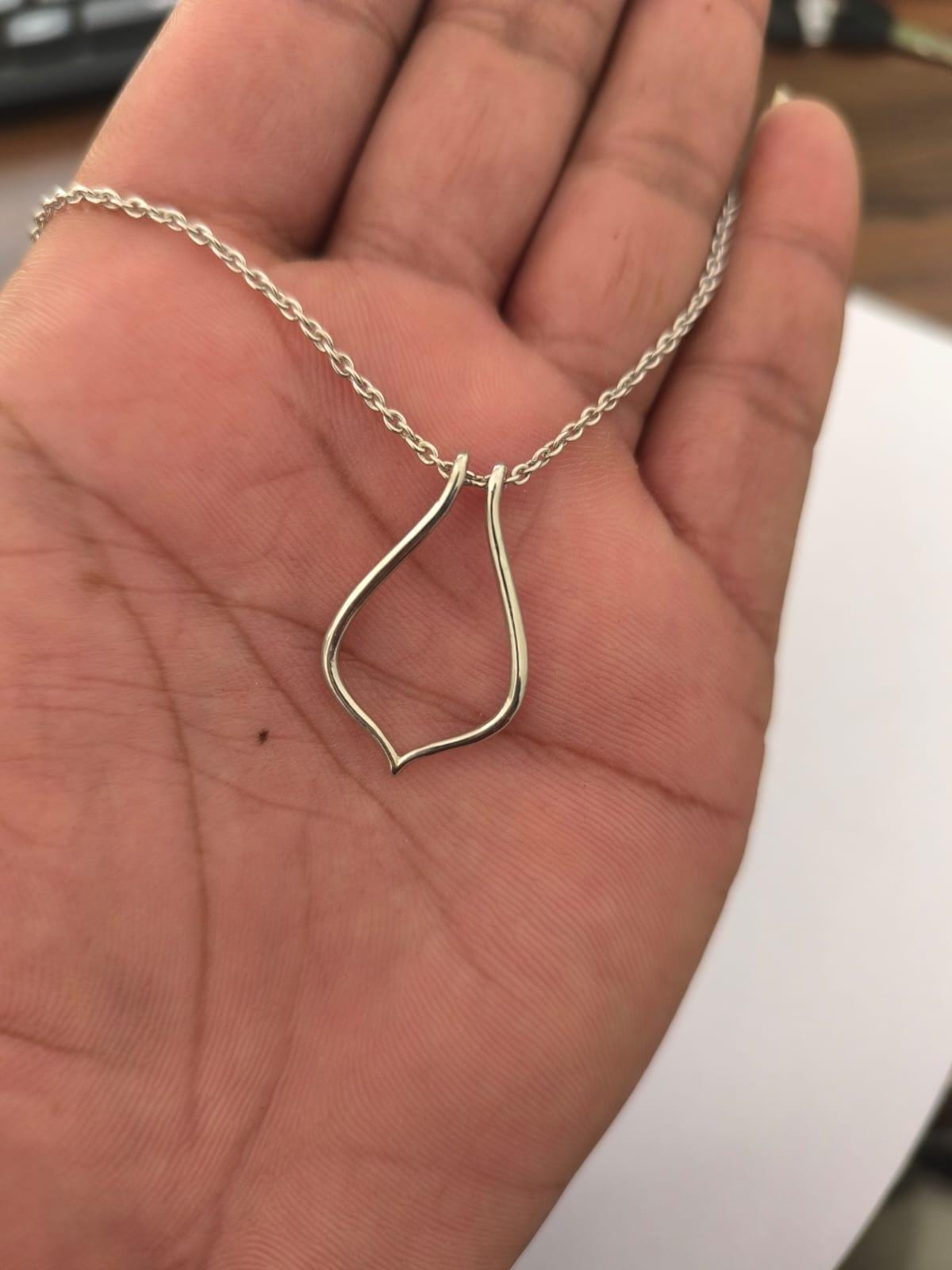 Ring Holder Necklace 14K Solid Gold , Horseshoe Dainty Jewelry, gift for her, Gift For Her, Engagement Magic Ring Keeper Jewelry