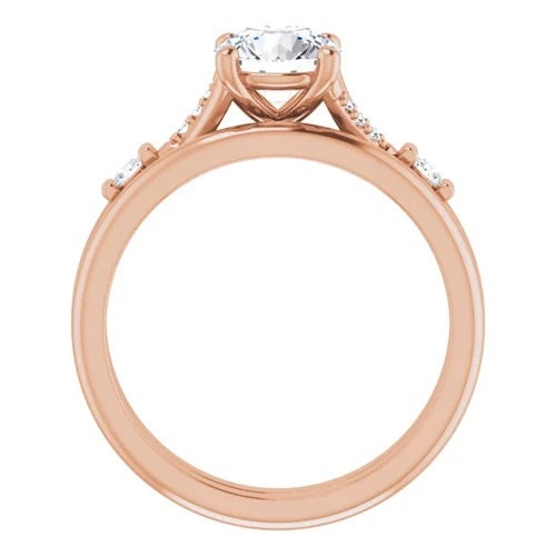 2.75 CT Round Cut Engagement Ring, Round Solitaire Ring, Wedding Ring, Engagement Ring, Anniversary Ring, Cubic Zirconia Ring, 14K Gold Ring