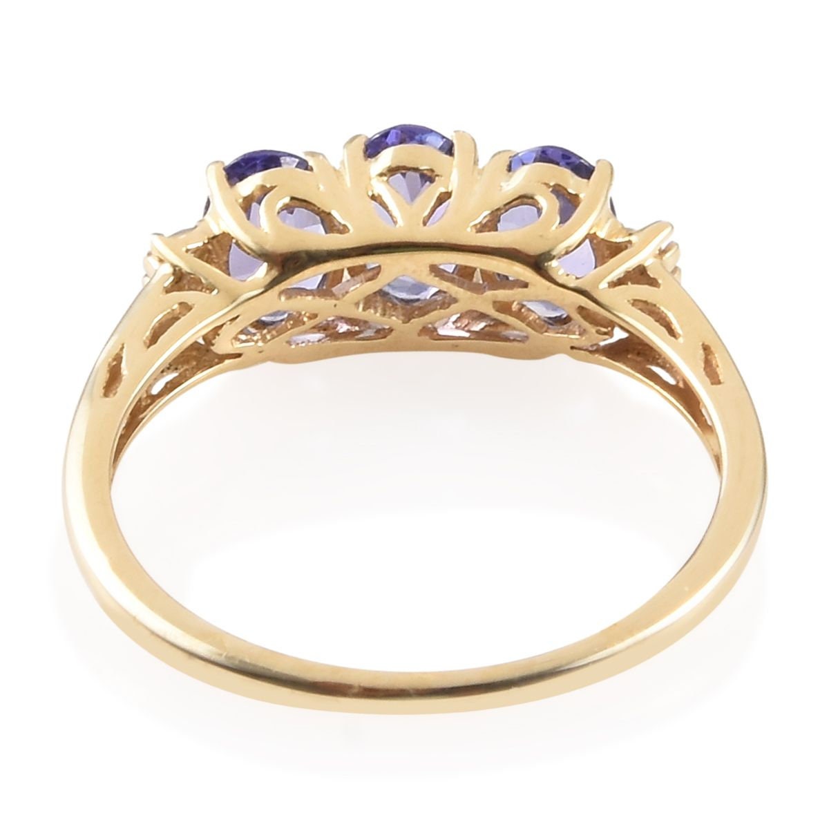 Vintage Tanzanite Ring: 925 Sterling Silver Designer Ring