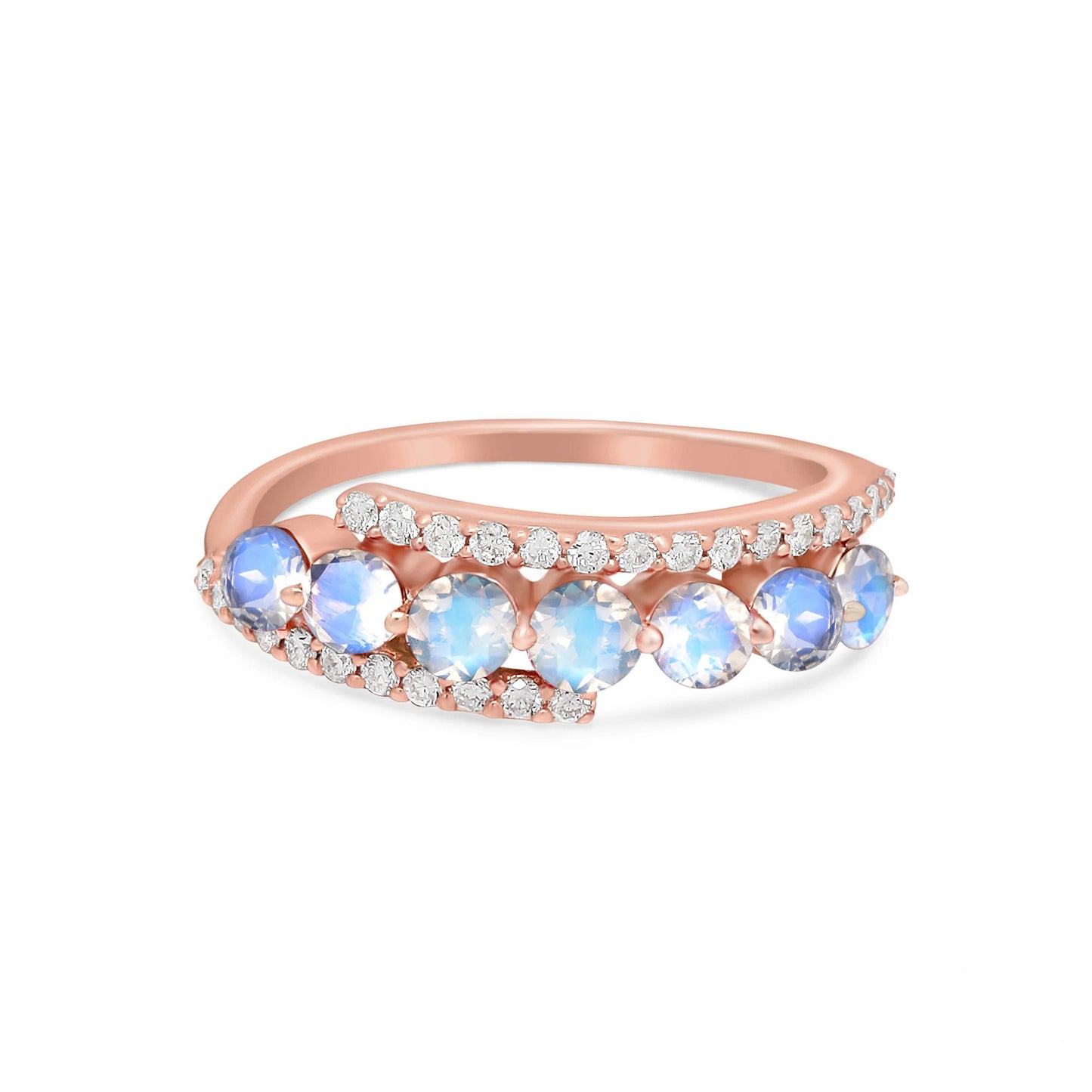 Antique dainty 14k yellow gold Victorian white opal promise ring for her, Small minimalist opal & diamond engagement ring, Anniversary ring