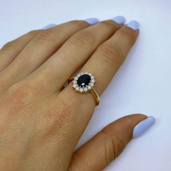 Black Onyx Engagement Ring 4ct Emerald Cut 14K Rose Gold Engagement Ring Cluster Ring Moissanite Bridal Ring Promise Ring Anniversary Gift