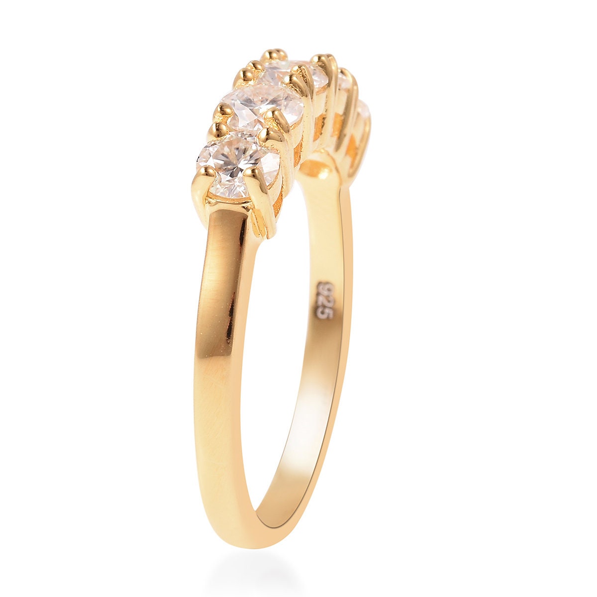 Dainty Engagement Ring/ 5mm Round Cut Moissanite Ring /925 Sterling silver/ 14K Rose Gold Ring/ Prong Set Ring/ Stack Ring/ Ring For Women