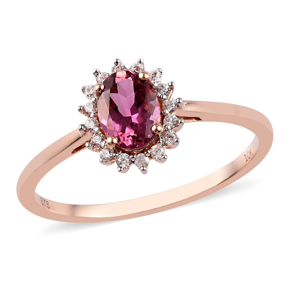 Pink Sapphire Ring, Ring, Double Halo Sapphire Ring, 925 Sterling Silver, Wedding Ring, Engagement Ring, Valentine’s Day gift.