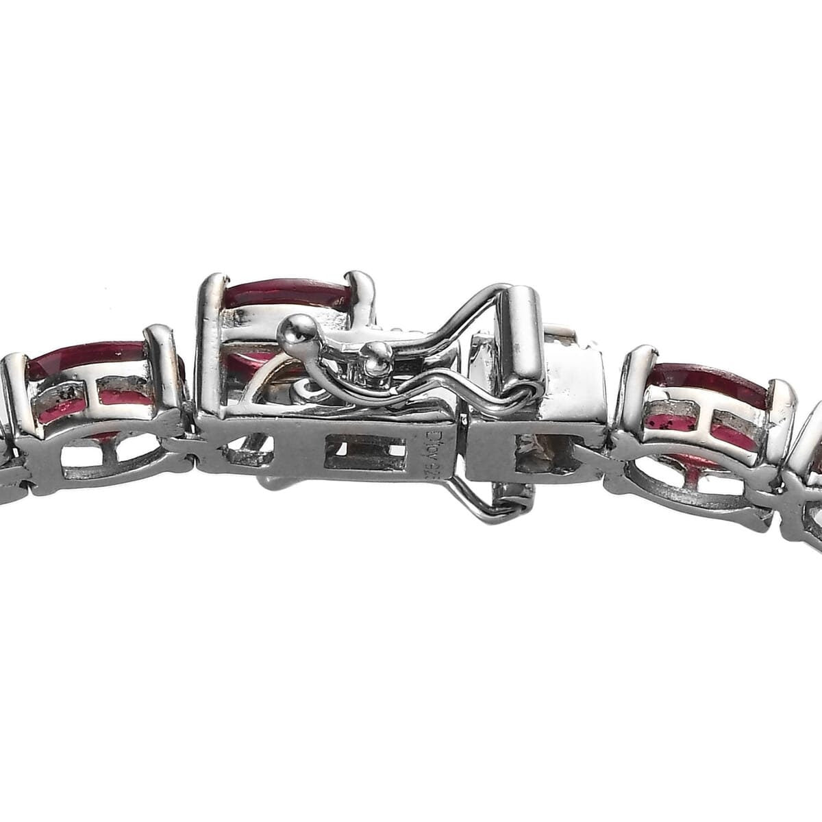 Natural Garnet Bracelet, 925 Sterling Silver, Garnet Tennis Bracelet, Garnet Jewelry, January Birthstone, Gift For Her, Christmas Gift Her