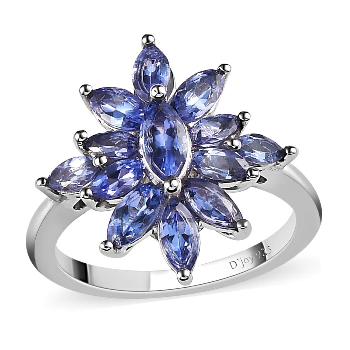 Marquise Tanzanite Ring - Dainty Sterling Silver - Minimalist Promise Jewelry