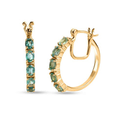 Emerald Earrings Emerald Huggie Hoops May Birthstone Gold Hoop Earrings Emerald Huggies Small Hoop Earrings Emerald Jewelry Huggies