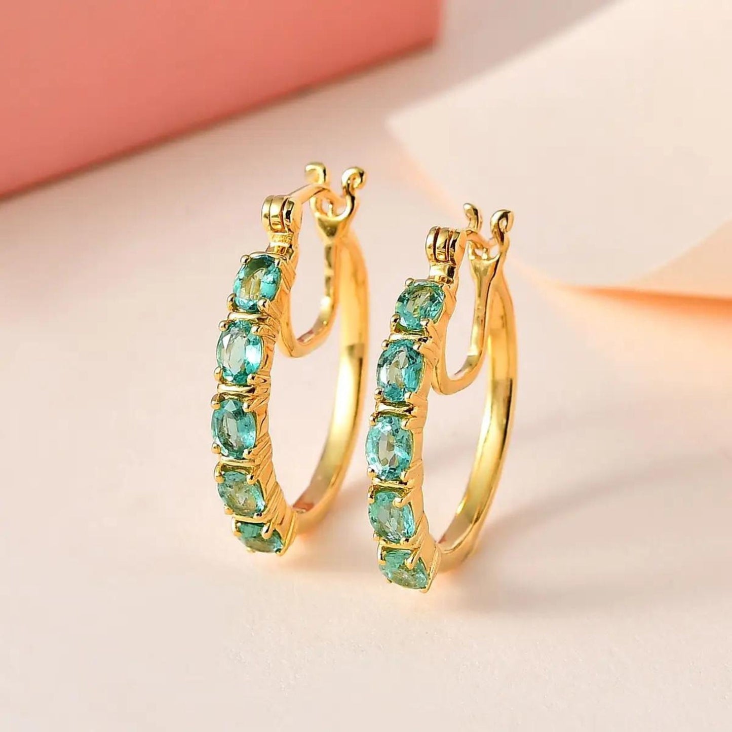 Emerald Earrings Emerald Huggie Hoops May Birthstone Gold Hoop Earrings Emerald Huggies Small Hoop Earrings Emerald Jewelry Huggies