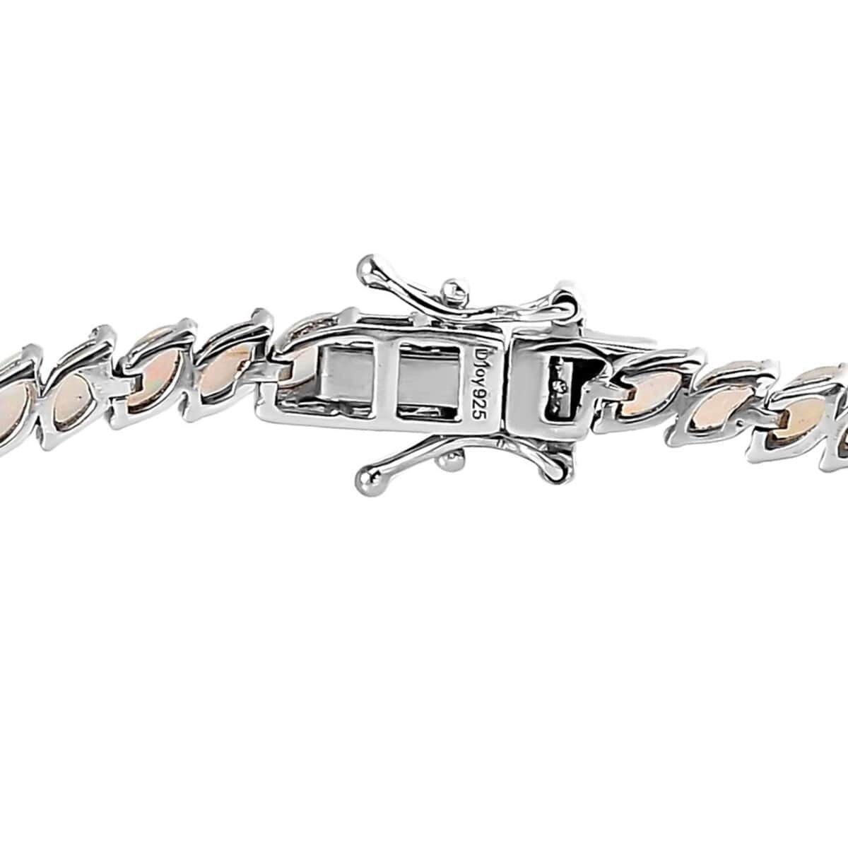 Elegant Opal Tennis Bracelet, White Opal Bracelet, October Birthstone, Dainty Opal Bracelet, Opal Bracelet Bridal Bracelet, Gift for Her