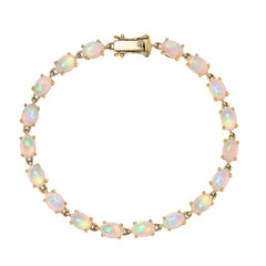 Opal Tennis Bracelet – Natural White Opal Bracelet