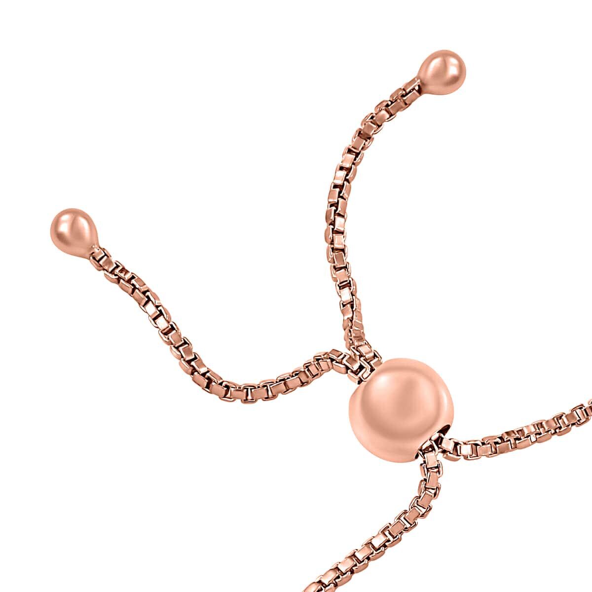 Elegant Pink Morganite and Champagne Diamond Bolo Bracelet, Unique Handcrafted Bolo Bracelet with Pink Morganite and Champagne Diamonds