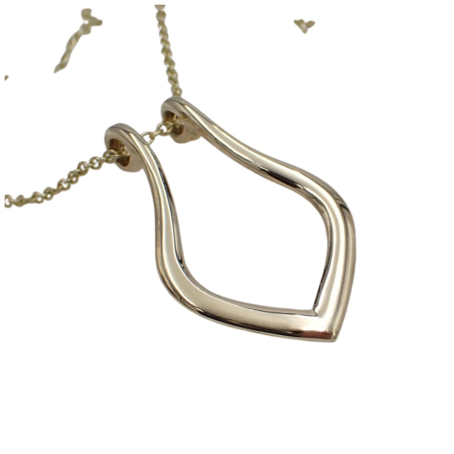 Sterling Silver Ring Holder Pendant Necklace - Jewelry Organizer